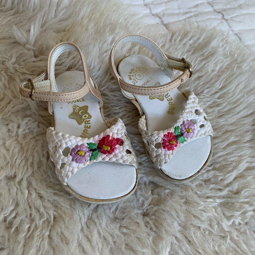 Vintage baby sandals